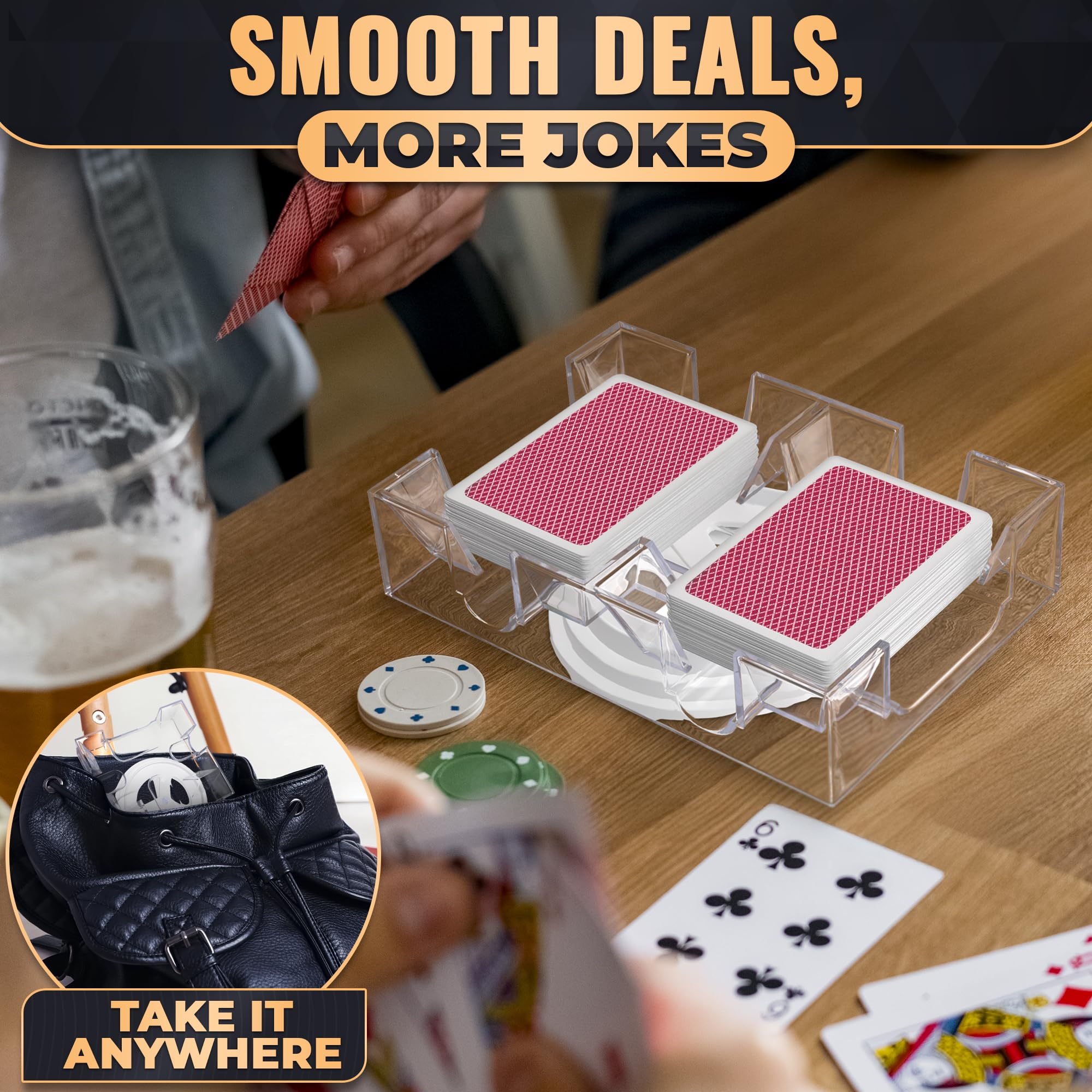 VIKROM card holder compatible with Uno and other games