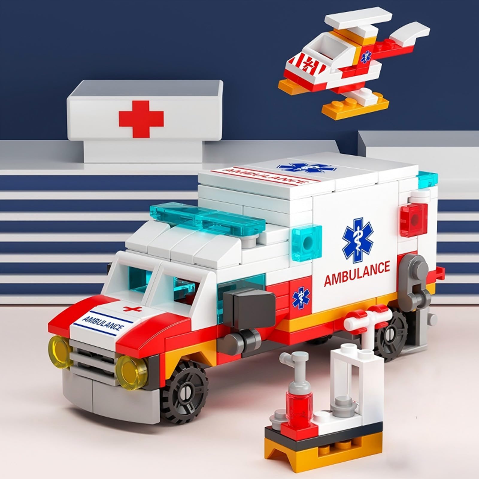 Vilbocr abs-material construction blocks are durable and washable.