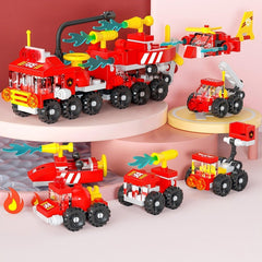 Vilbocr Emergency Scenes playset fuels storytelling with a working fire engine motif.