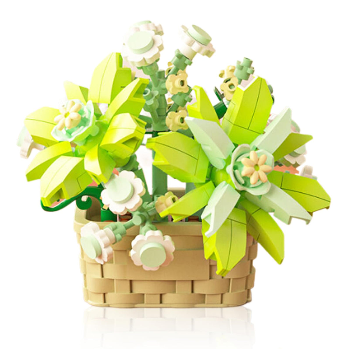 Vilbocr Gardenia 206Pcs: vivid bloom for elegant desk display and creative floral play.