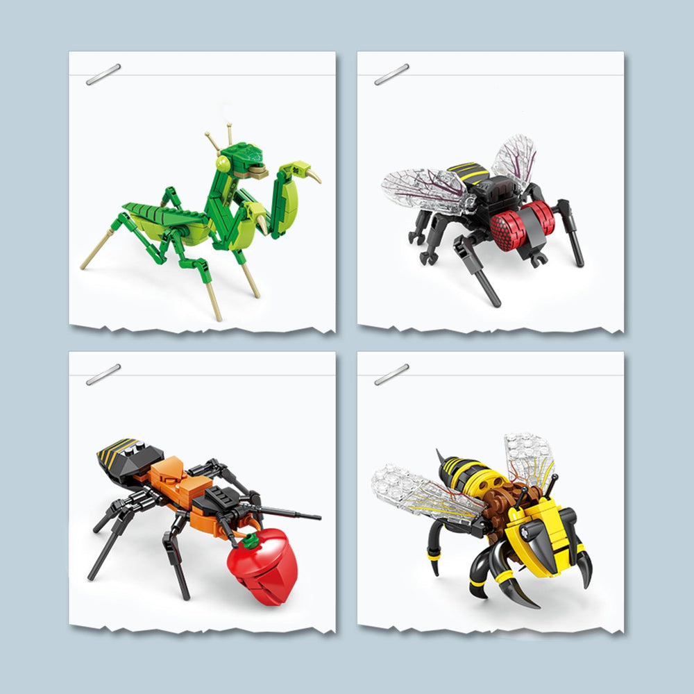 Vilbocr Locusts model with detailed pieces for observational learning