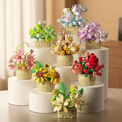 Vilbocr mini flowers blocks set sunflowers, bright centerpiece ideas for hands-on learning.
