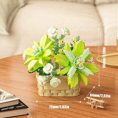 Vilbocr Sunflower Mini-Bricks: bright petals for tabletop decor and sensory building fun.