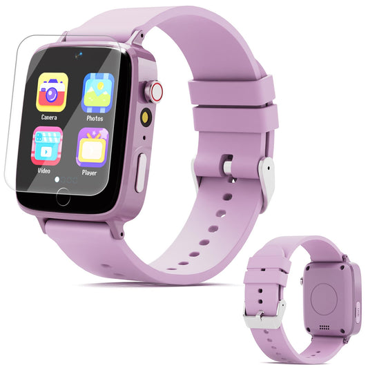 Vilicert Kids Games Watch front view, intuitive touchscreen for effortless daily play.