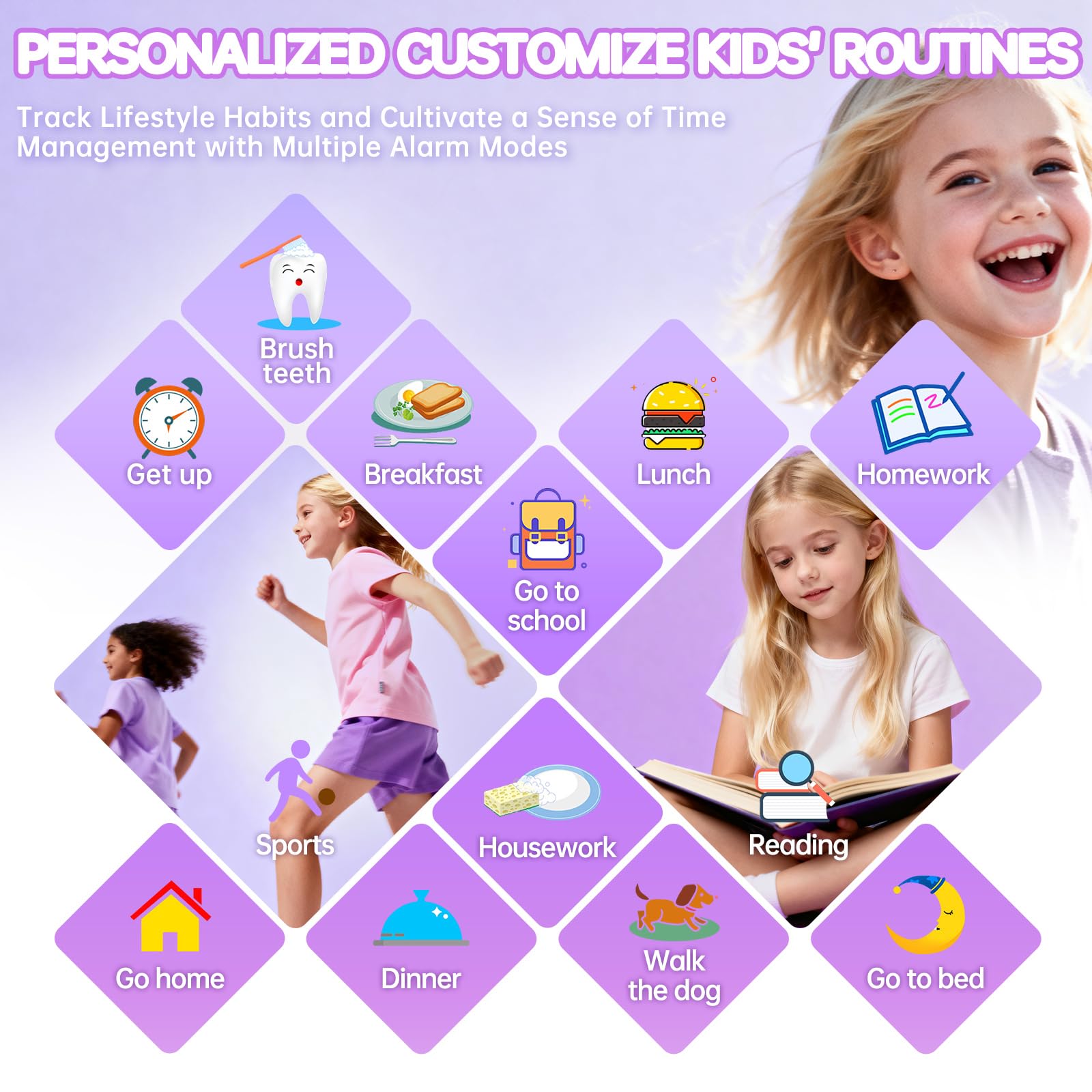 Vilicert Kids Games Watch learning cards inspire reading and recognition.