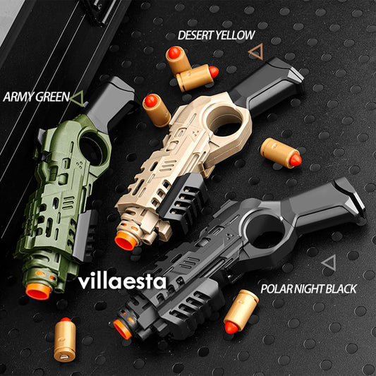 Villaesta Laucher loading-launch action demonstrates tactile clicks for focus.