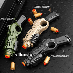 Villaesta Laucher loading-launch action demonstrates tactile clicks for focus.