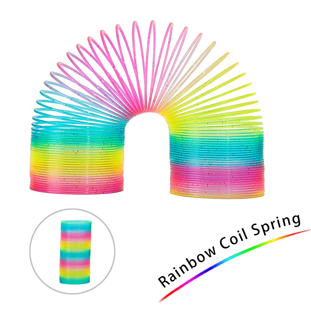 Vinciph rainbow coil toy bright colors inspire imaginative play and gifting