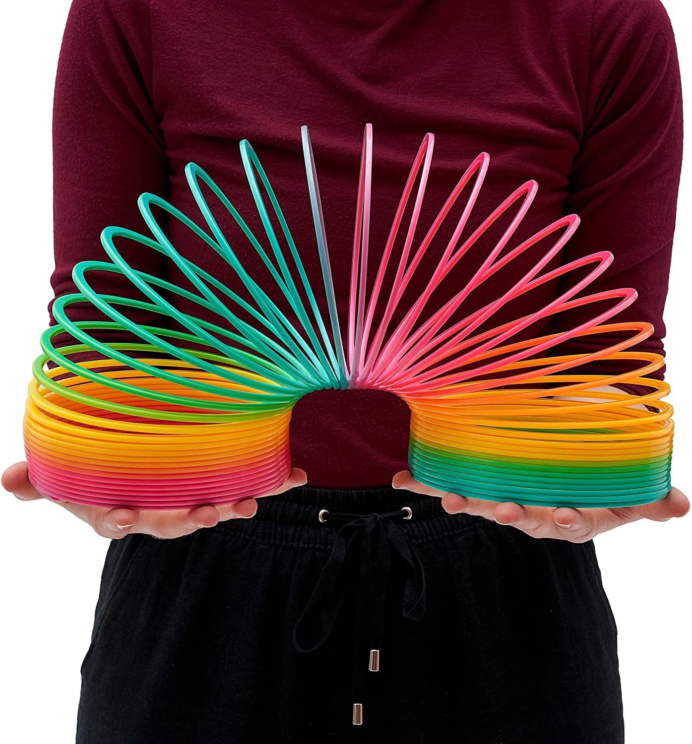 Vinciph party prize rainbow spring in action, perfect stocking stuffer.