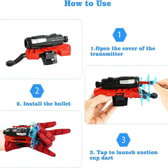 Vinciph wrist-style shooter on the wrist for immersive play.