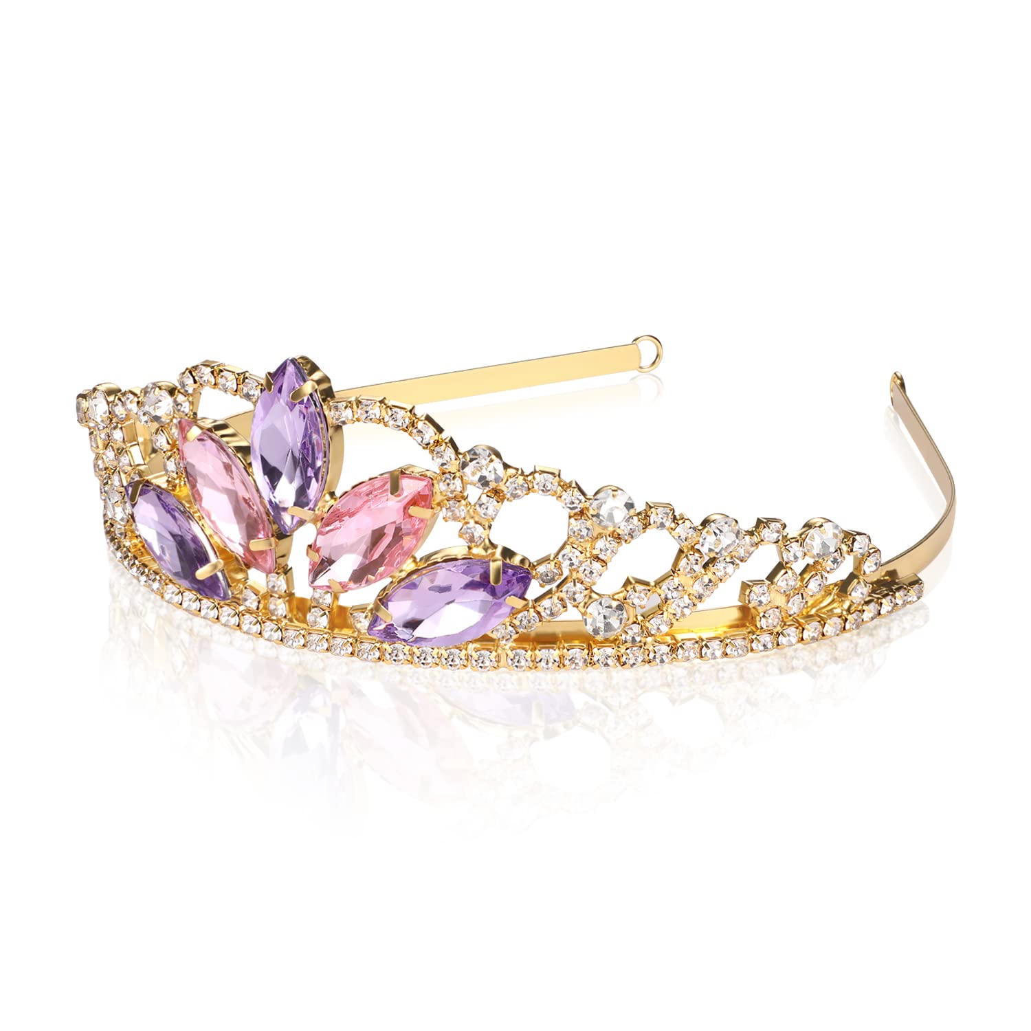 Vinjewelry Rapunzel Tiara rhinestone detail adds sparkle to costumes