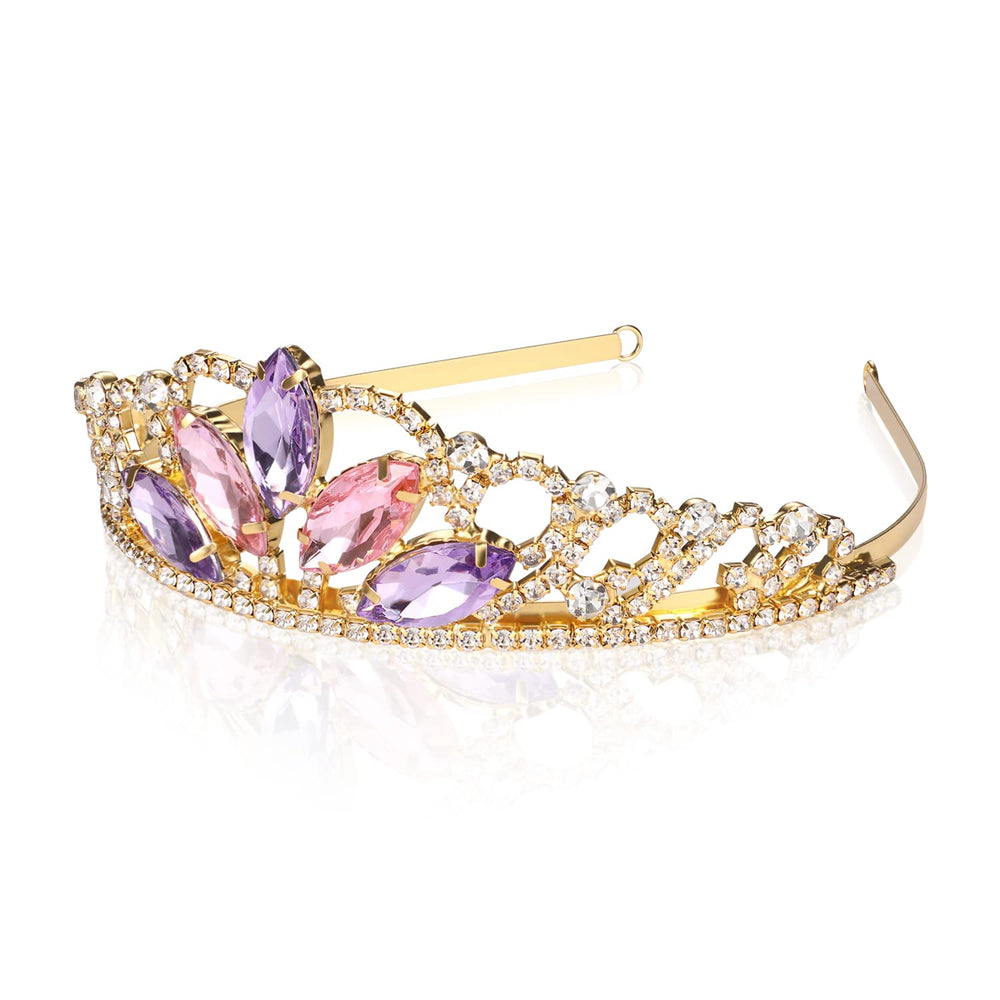 Vinjewelry Rapunzel Tiara rhinestone detail adds sparkle to costumes