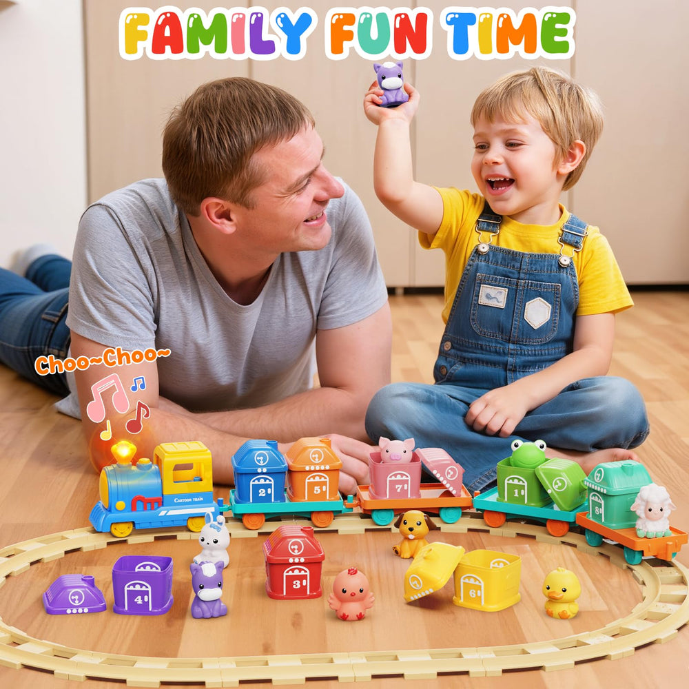 Vinkp Silicone animal puppets for soft farm play