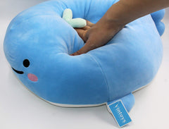 Vintoys blue whale plush surface-washable gentle care