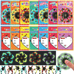 VioraWhite glow fidget spinner set for classroom prizes and sensory play.