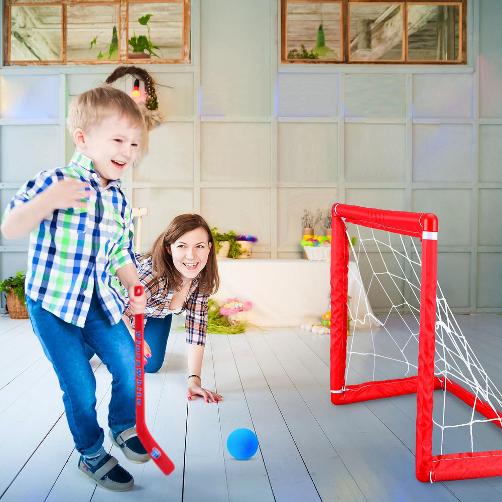 VioraWhite durable plastic sticks withstand enthusiastic games without bending.