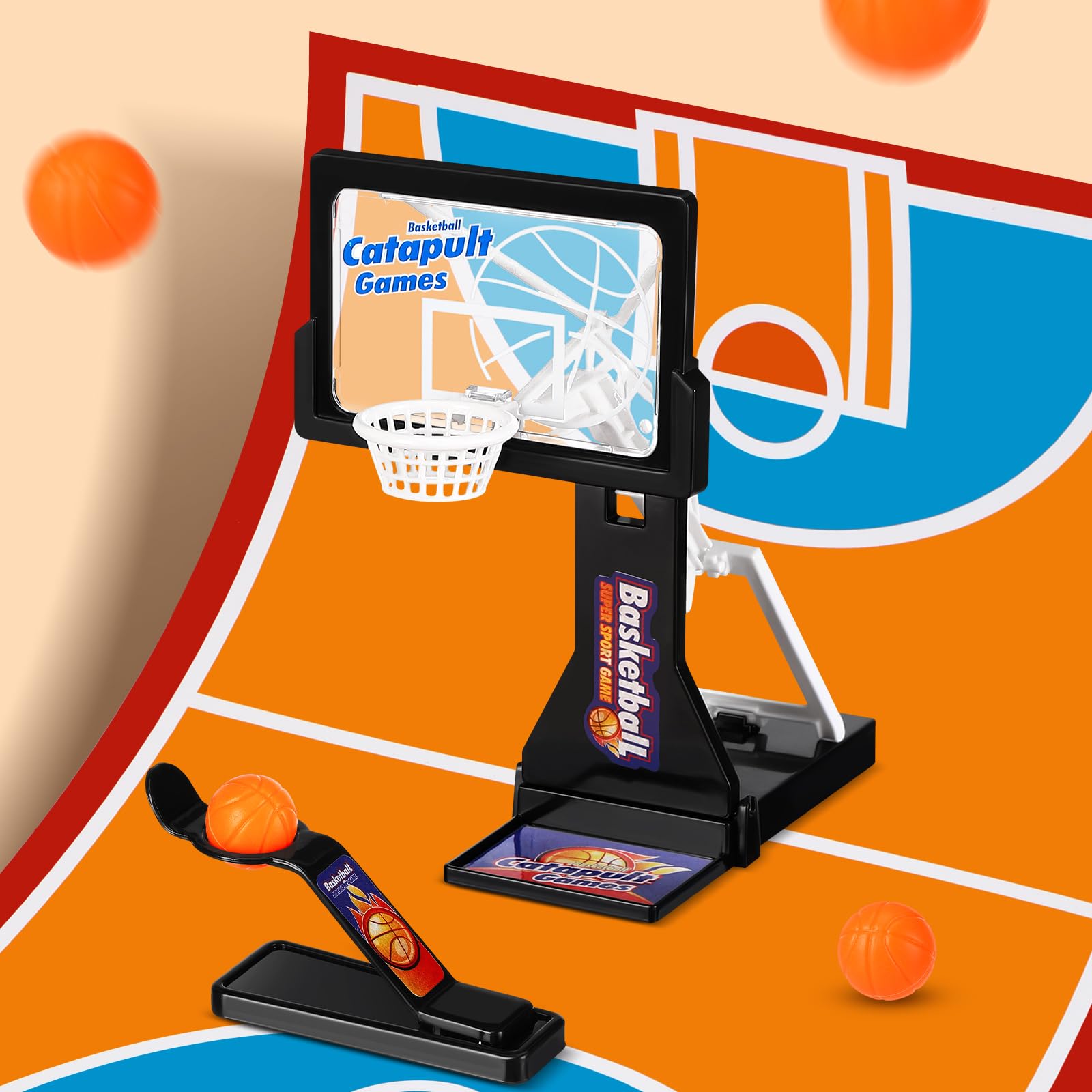VioraWhite mini basketballs for tabletop play provide reliable, portable fun