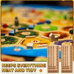 VioraWhite multiplayer game organization aids smooth turns and faster card handling.