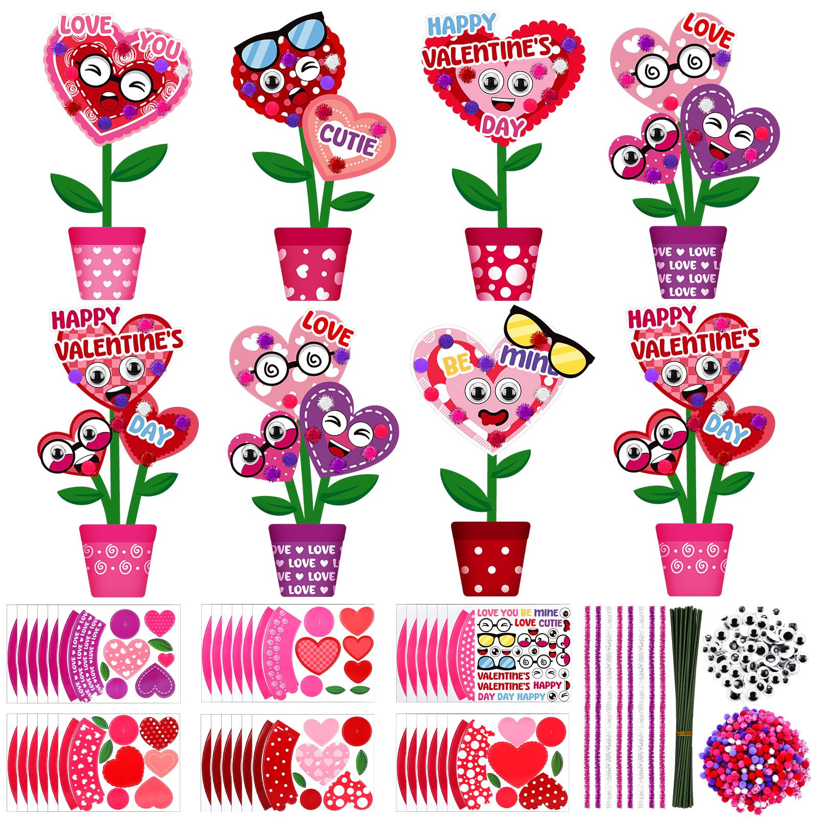 VioraWhite Valentines Flowers Craft Kit cover shows a DIY gift idea for the season.