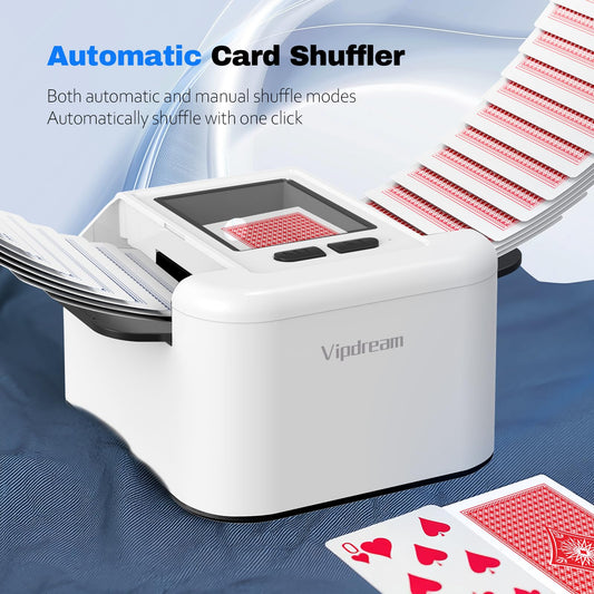 Vipdream dual-mode shuffler showing automatic mode for seamless gameplay.