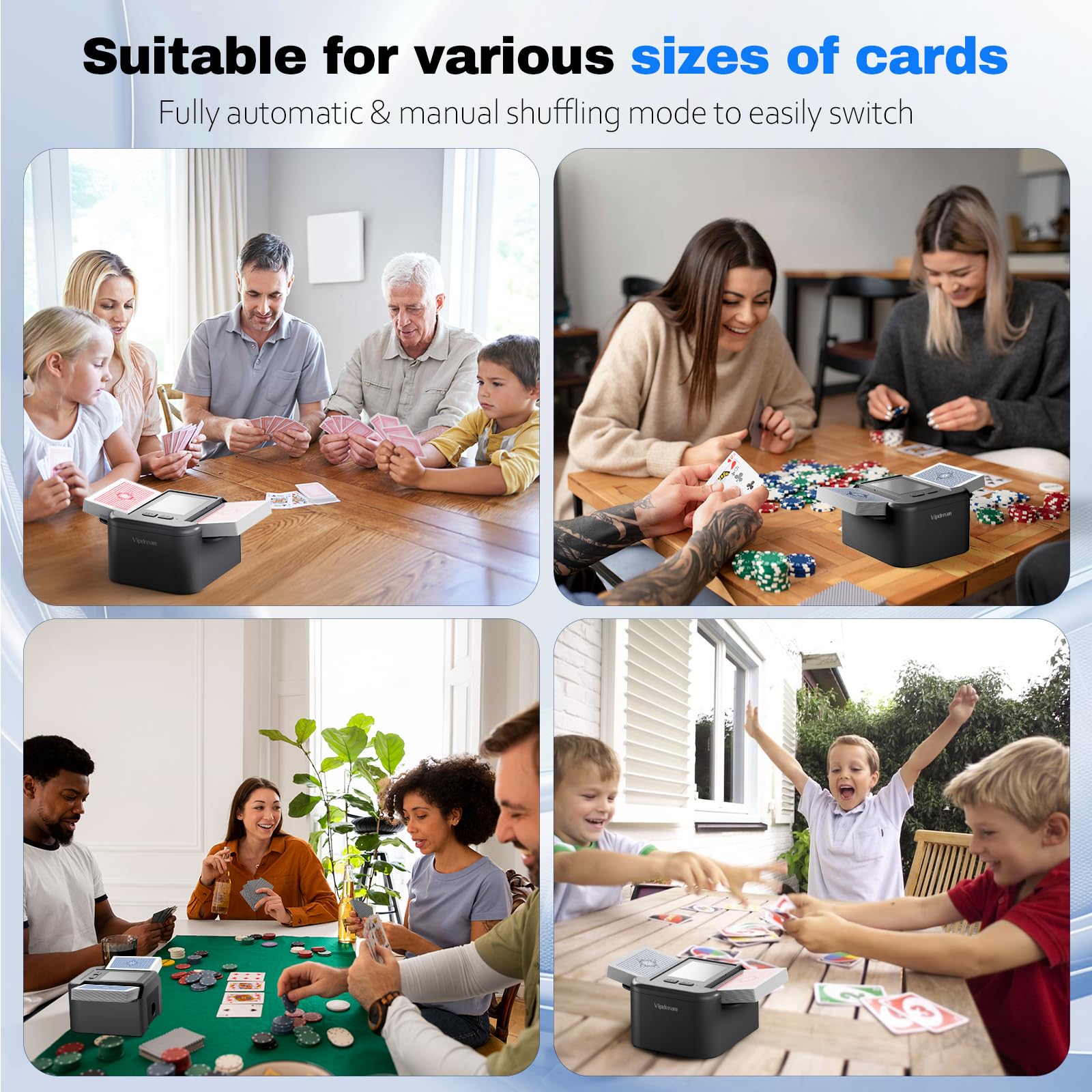 Vipdream ideal for home parties and travel games.