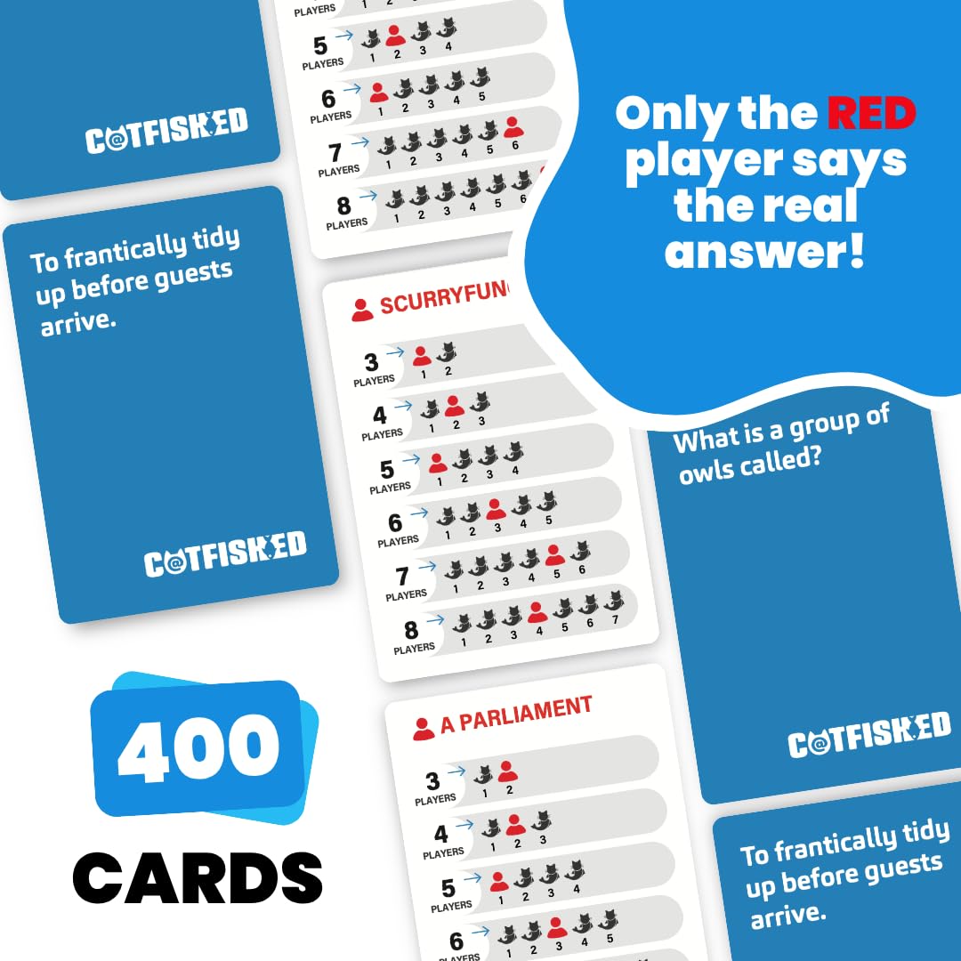 Viral Studios Catfished card prompts sparking creative lies and quick thinking
