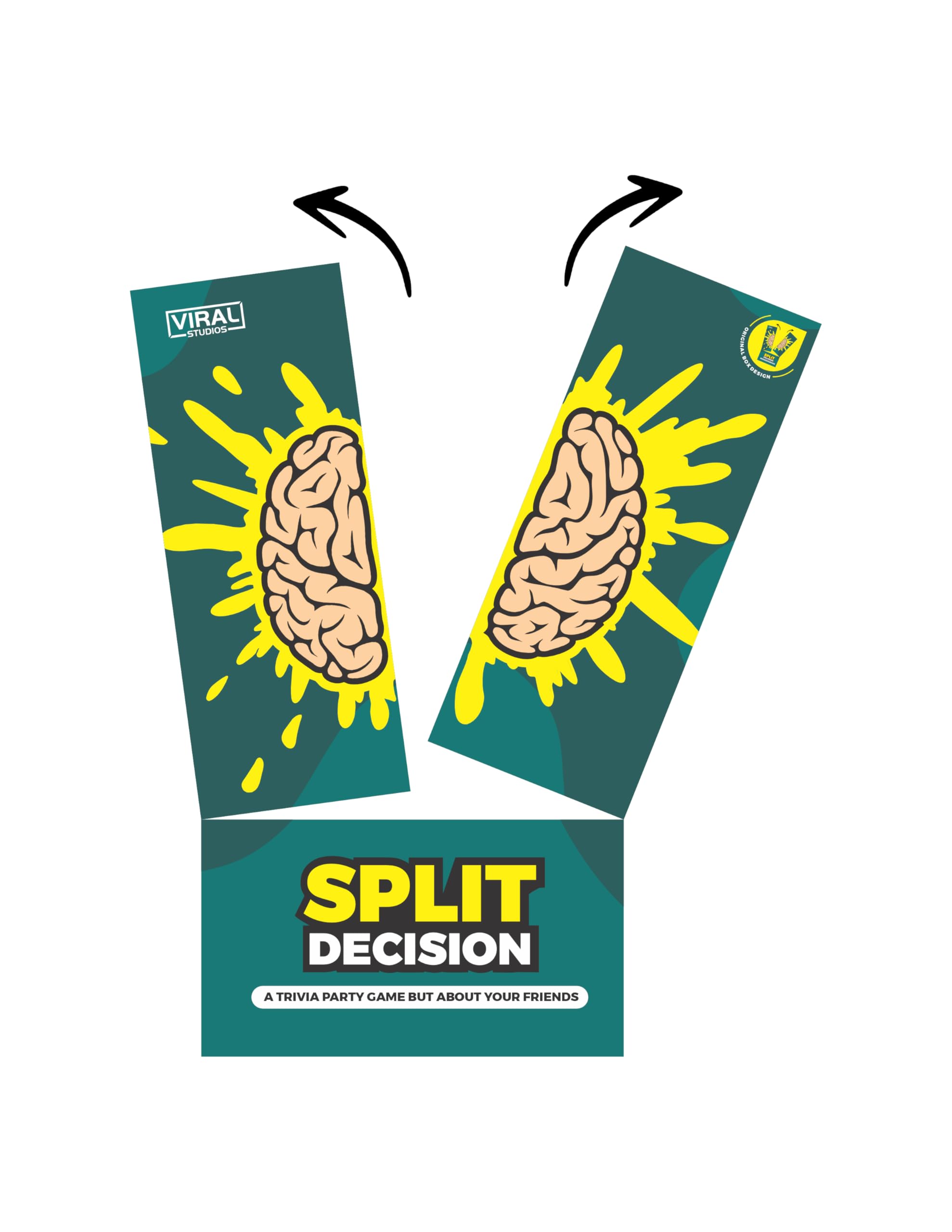 Viral Studios Split Decision card draw heightens anticipation at game night.