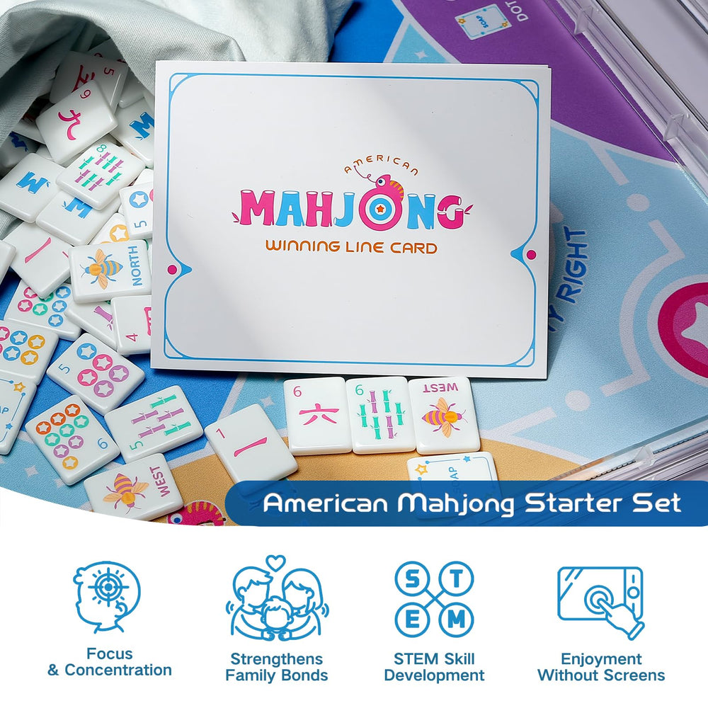 Virora Mahjong acrylic pushers help maintain pace and clean hands during gameplay