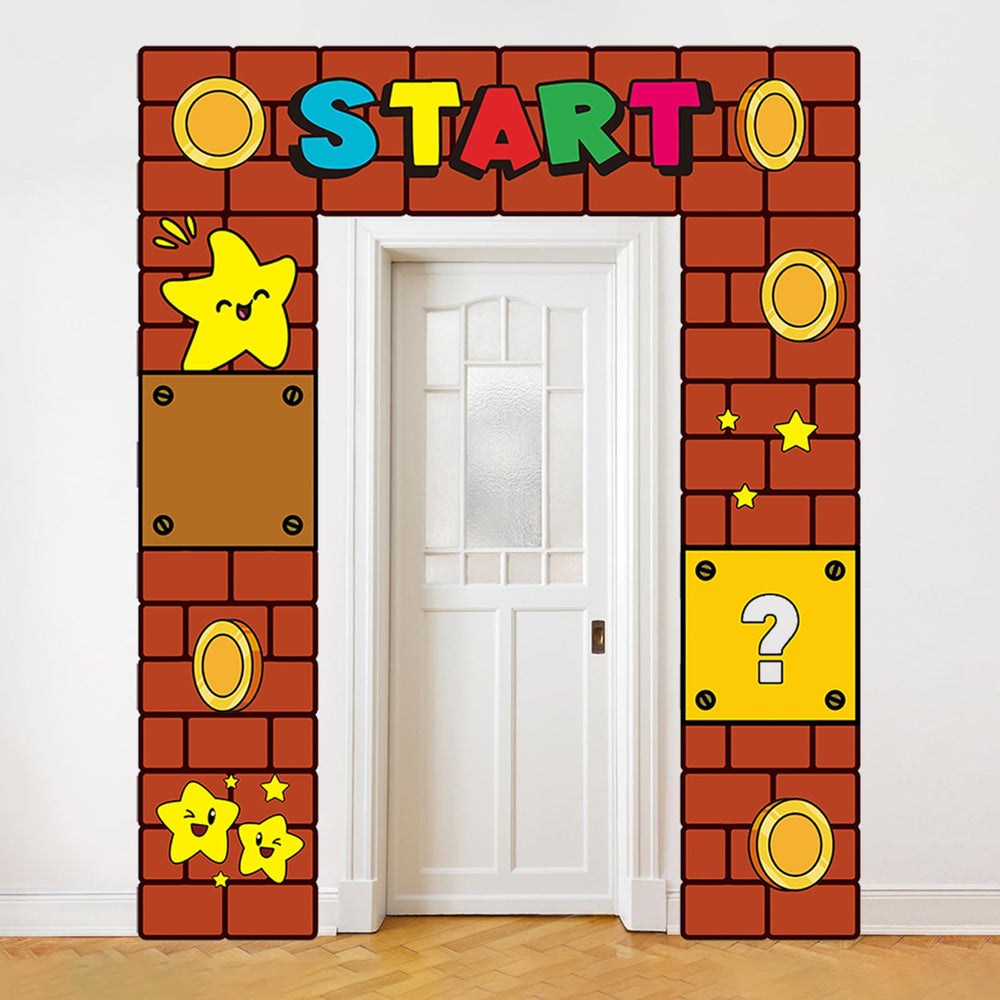 Virosera Super Brother banner full view for porch decor and photo booth