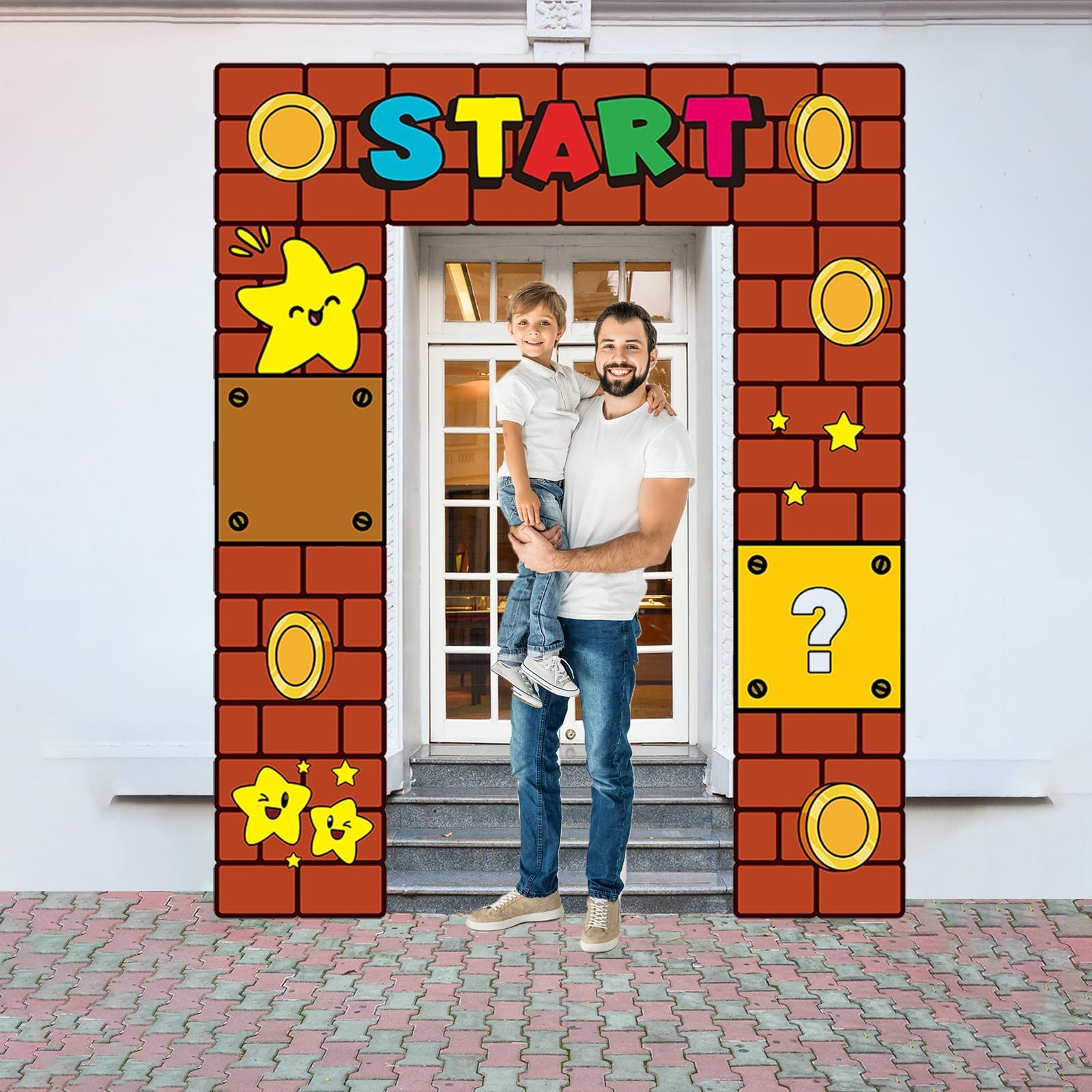 Virosera Super Brother sticker pack close-up for easy decoration