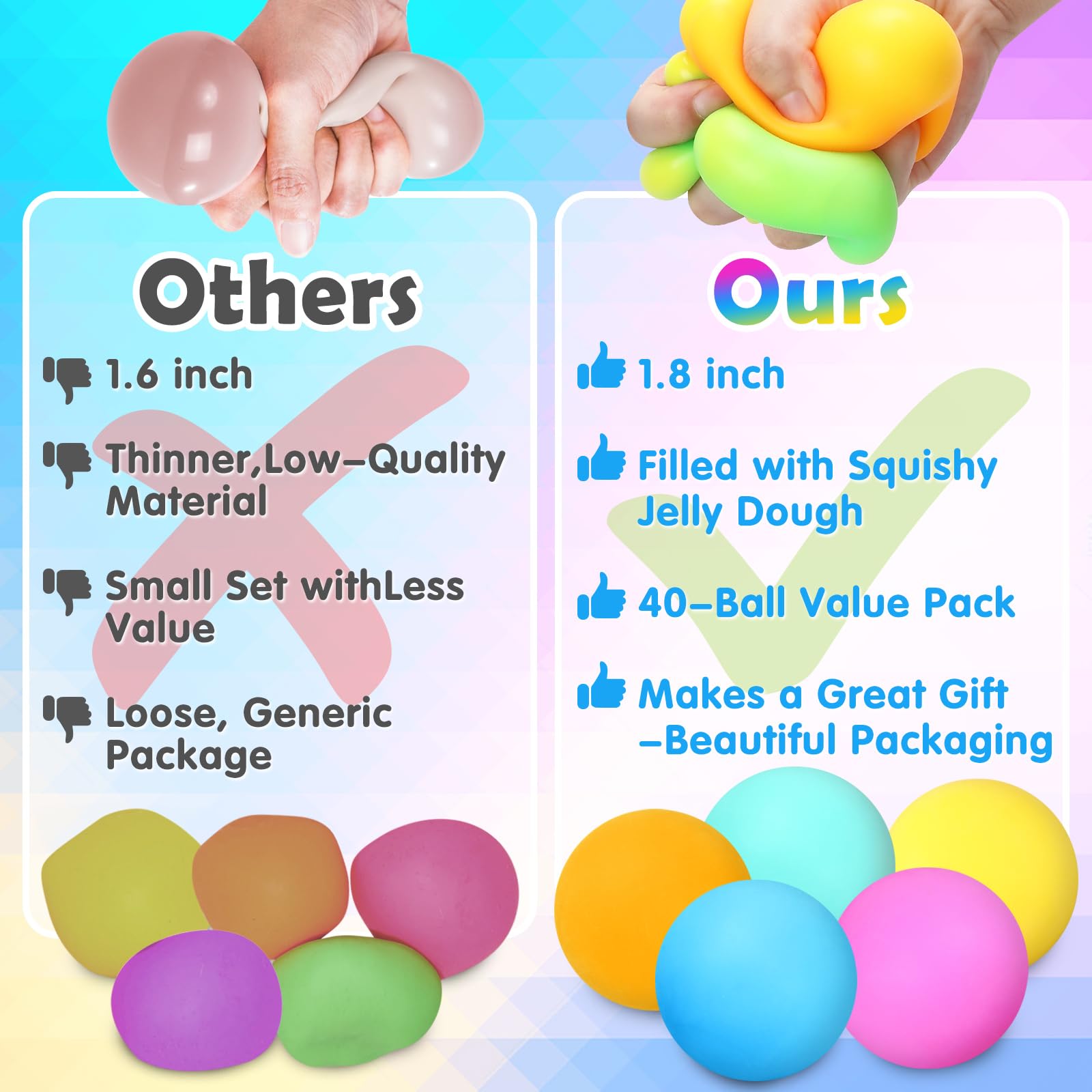 Viroucal sensory toys for adults and kids, supporting calm concentration