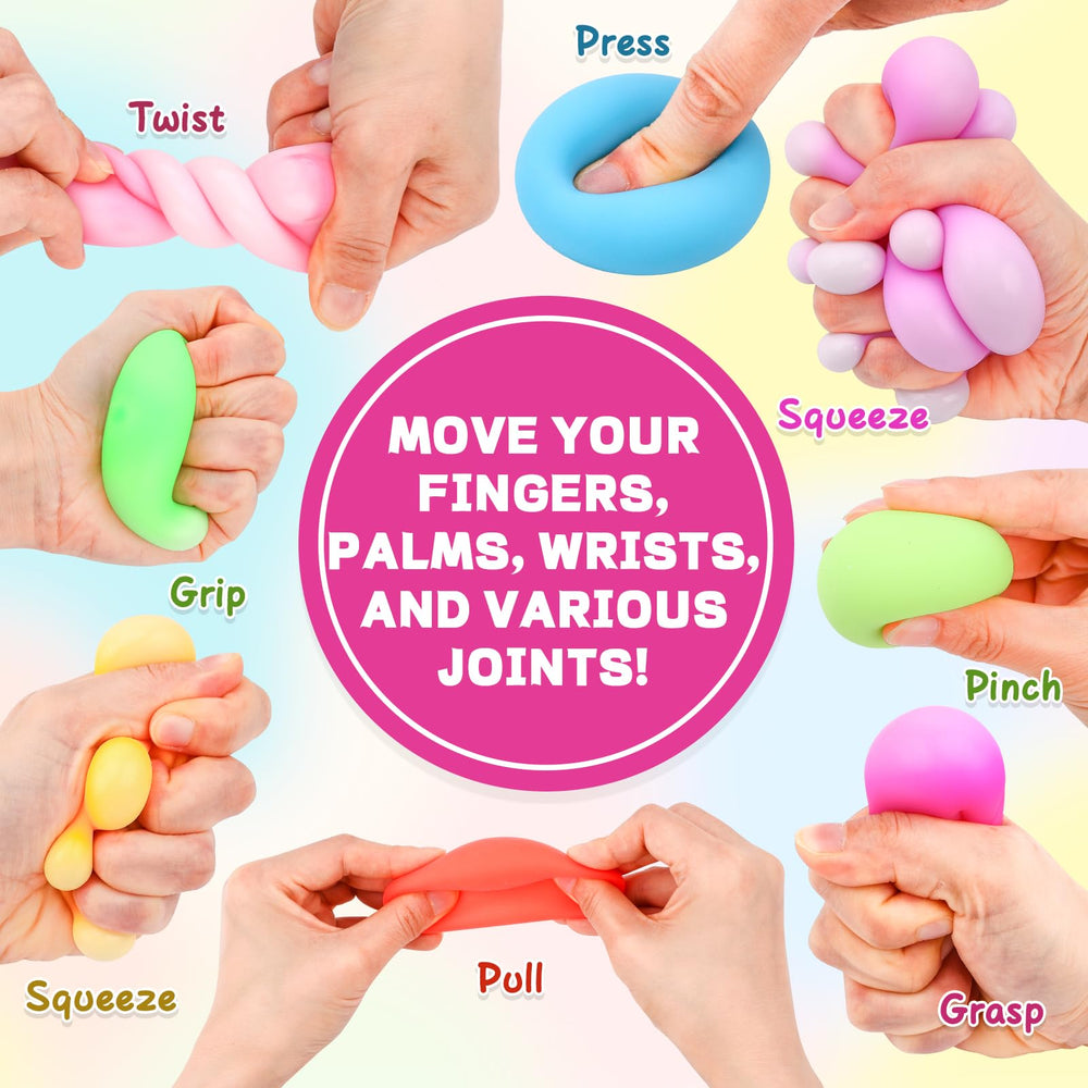Viscoo 1.6-inch stress ball fits the palm and returns slowly for calm focus.