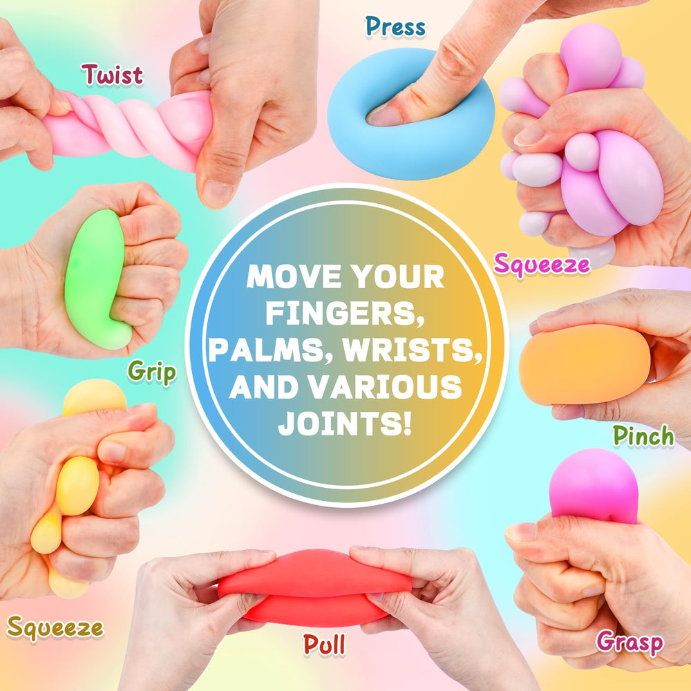 VISCOO tear-resistant squishy toy, safe material for repeat squeezing sessions.