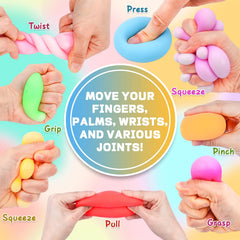 VISCOO tear-resistant squishy toy, safe material for repeat squeezing sessions.