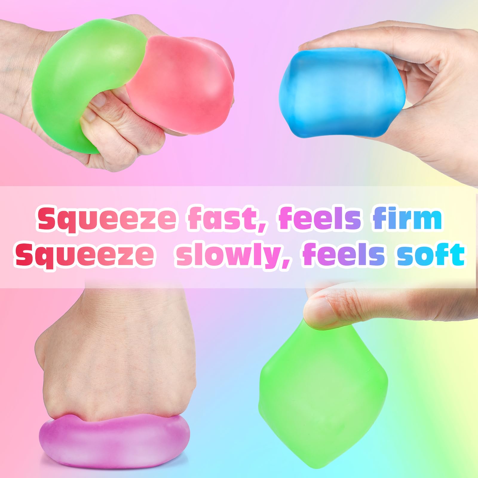 Viscoo stress cube gift box closeup demonstrates ready-to-gift packaging