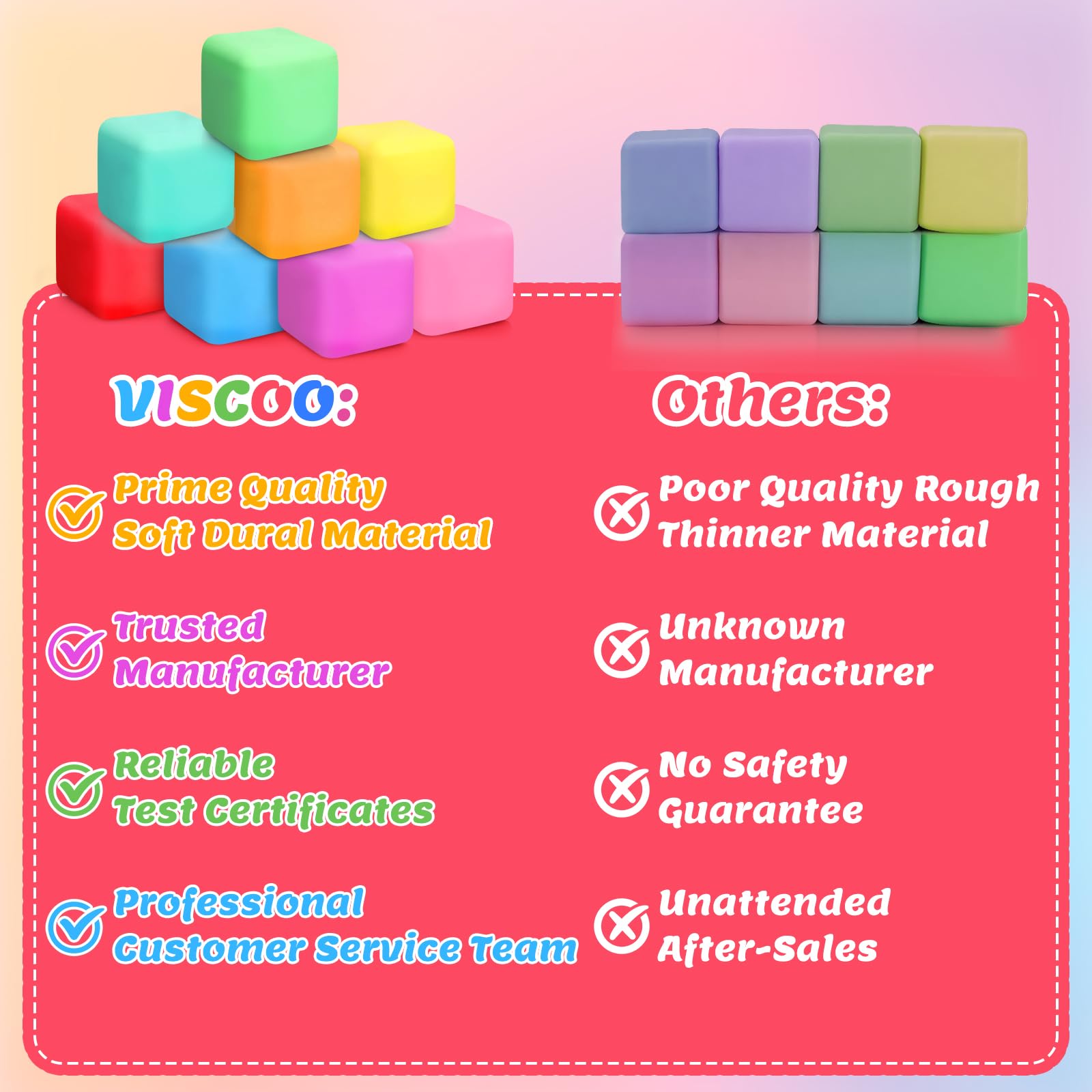 VISCOO stress cube ideal for portable office use and on-the-go calm