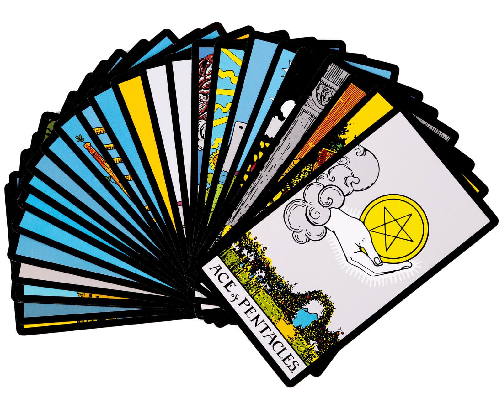 Vitacera 78-color illustrations offer rich symbolic imagery.