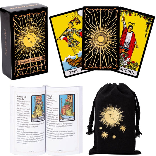 Vitacera guidebook inside supports quick learning of card meanings.