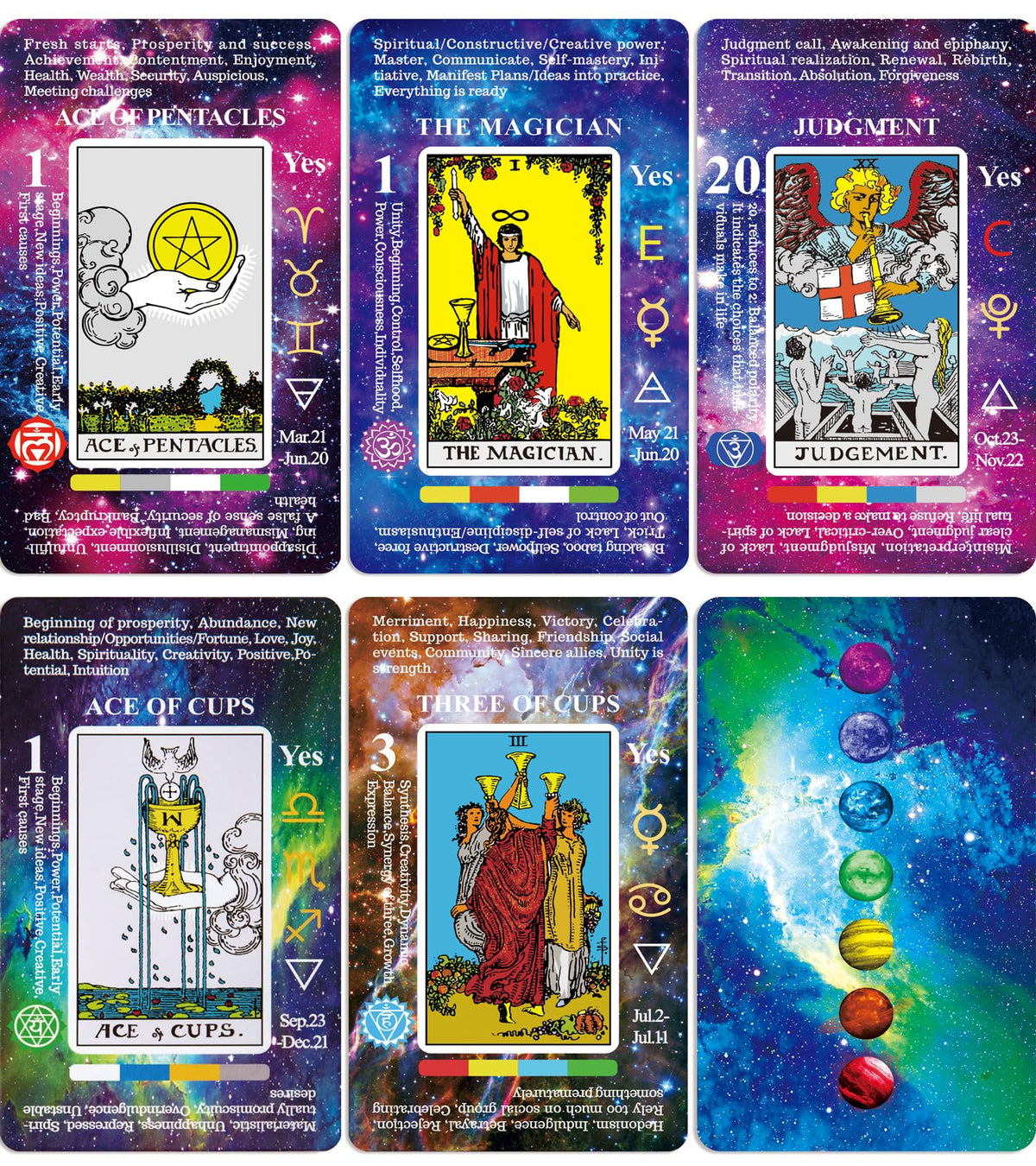 Vitacera Tarot deck cover with lively imagery for quick beginner readings.