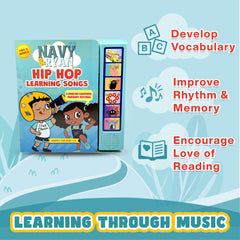 Vitastars Hip Hop Nursery Rhyme Book bilingual pages support English and Spanish