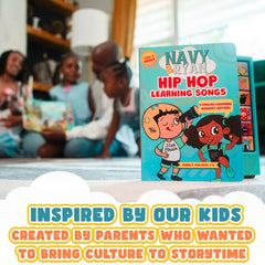 Vitastars Hip Hop Nursery Rhyme Book sound buttons enable hands-on beats