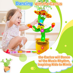 Vitosup durable soft fabric makes the cactus toy sturdy for daily use.