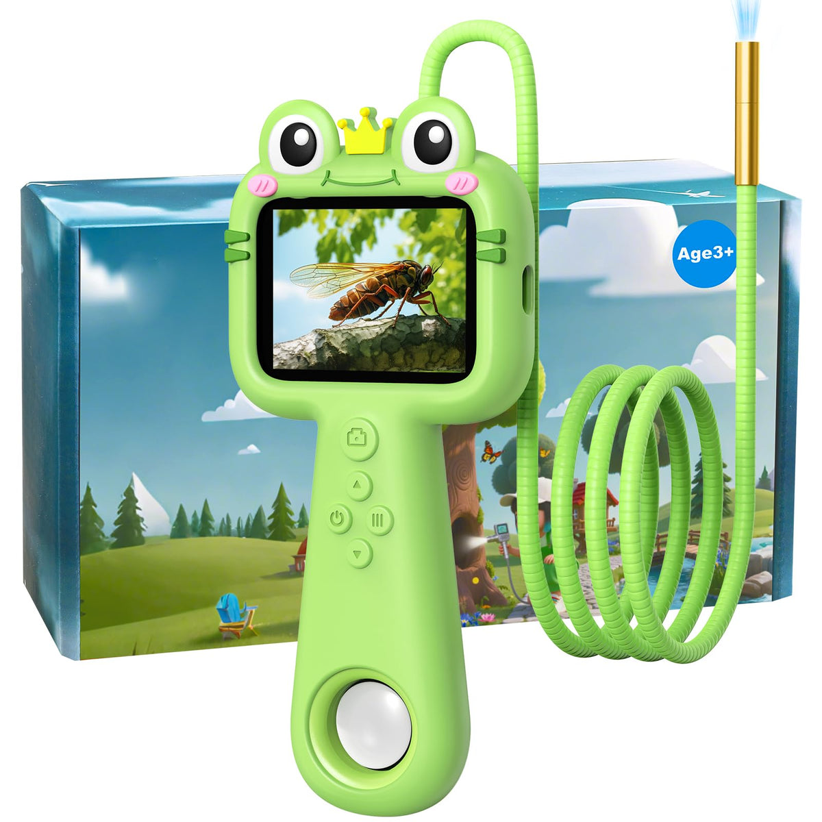 Vivid Glass Borescope for Kids closeup showing safe, kid-friendly design for exploration
