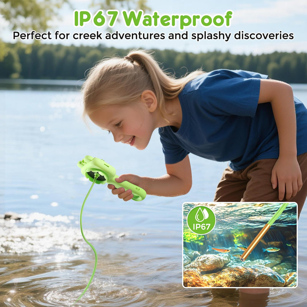 Vivid Glass Borescope Kids microhabitats view studying rocks and soil