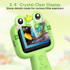 Vivid Glass Borescope Kids outdoors on camping trip for exploration