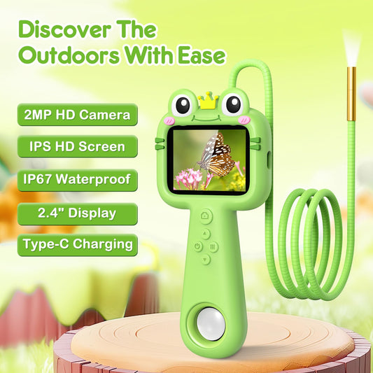 Vivid Glass Borescope Kids viewing angle for hands-on outdoor discovery