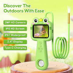 Vivid Glass Borescope Kids viewing angle for hands-on outdoor discovery