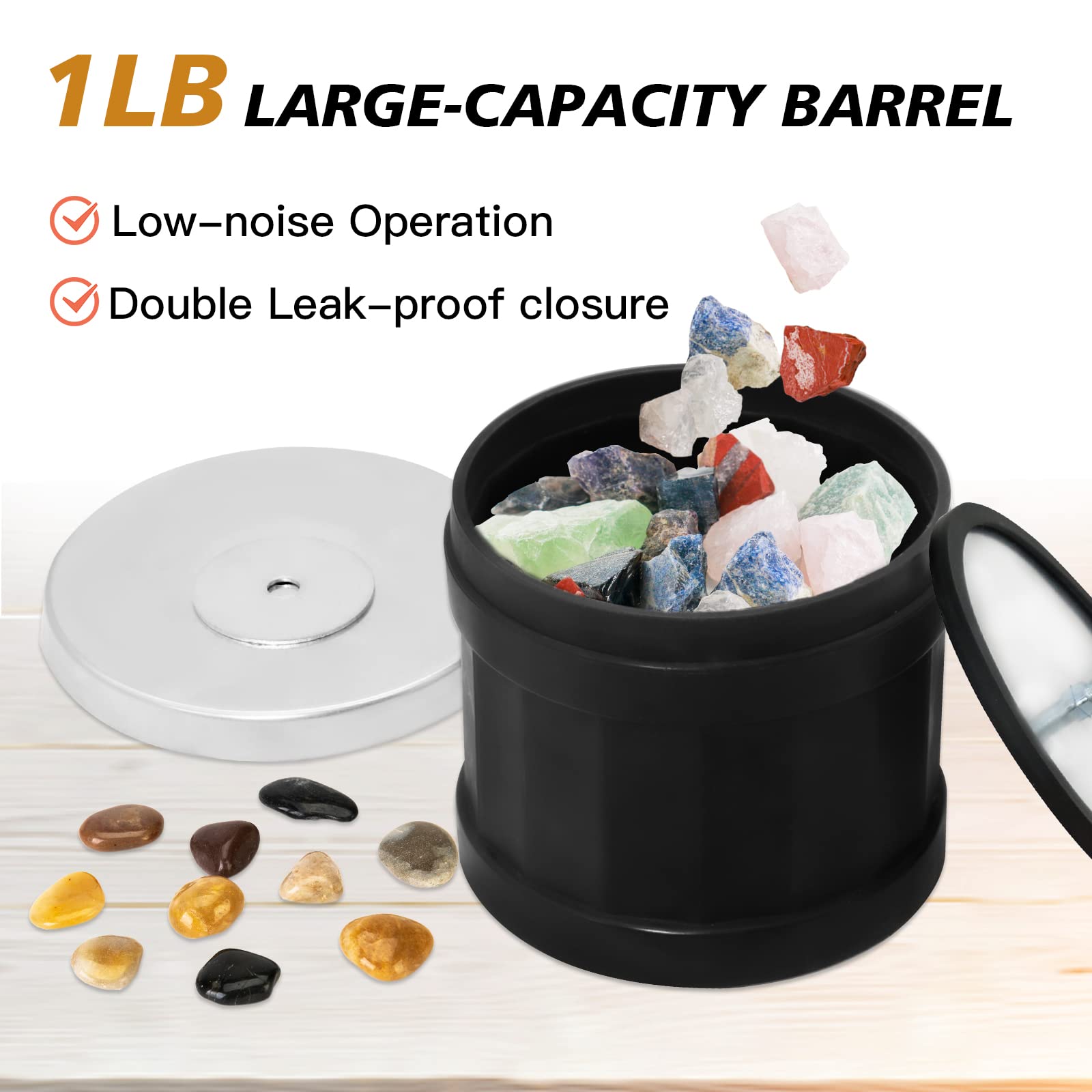 Jewelry fastenings bundle shows accessories to create finished pieces from stones.