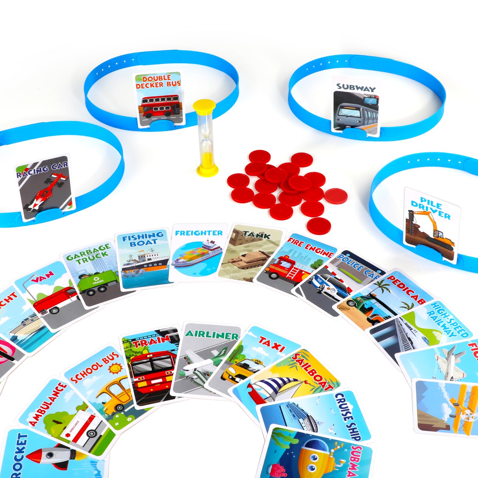VIZIKN Headbands Game guessing board with cards for quick play