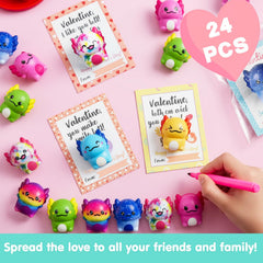 Vkovnis Valentines Day classroom favors encourage sharing and festive mood.